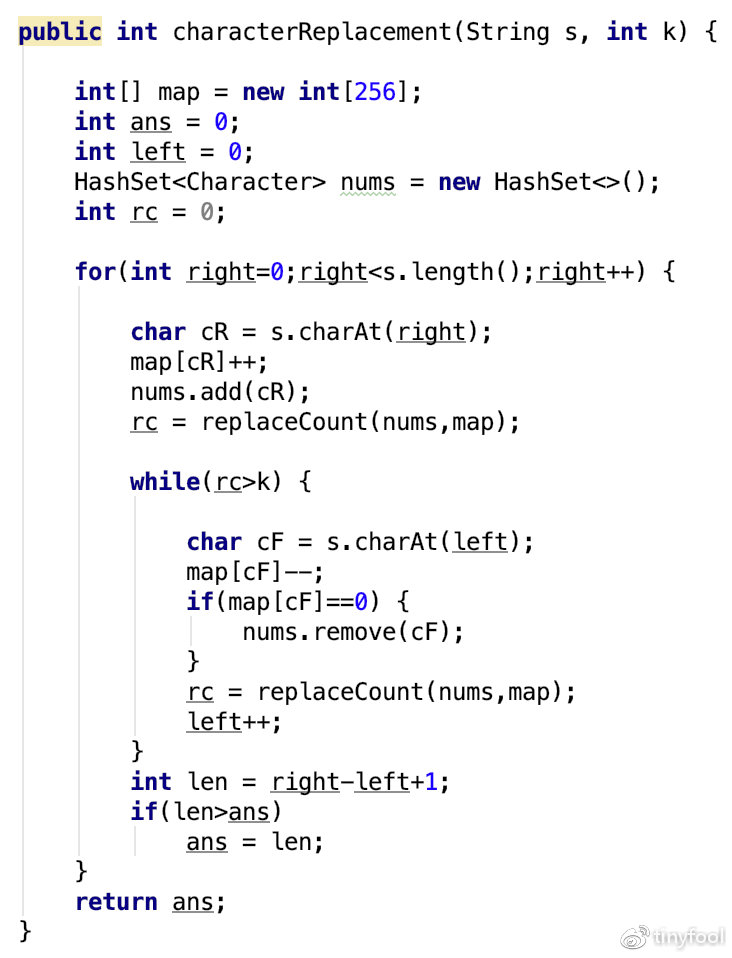 leetcode-problem-424-longest-repeating-character-replacement-java