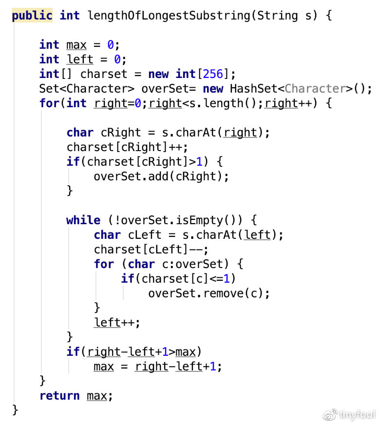 LeetCode 3. Longest Substring Without Repeating Characters (Java ...